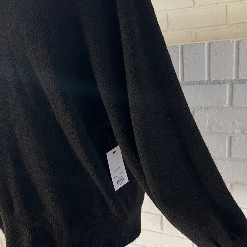 Nine West Classic Black Crew Neck Sweater - Picture 4 of 10